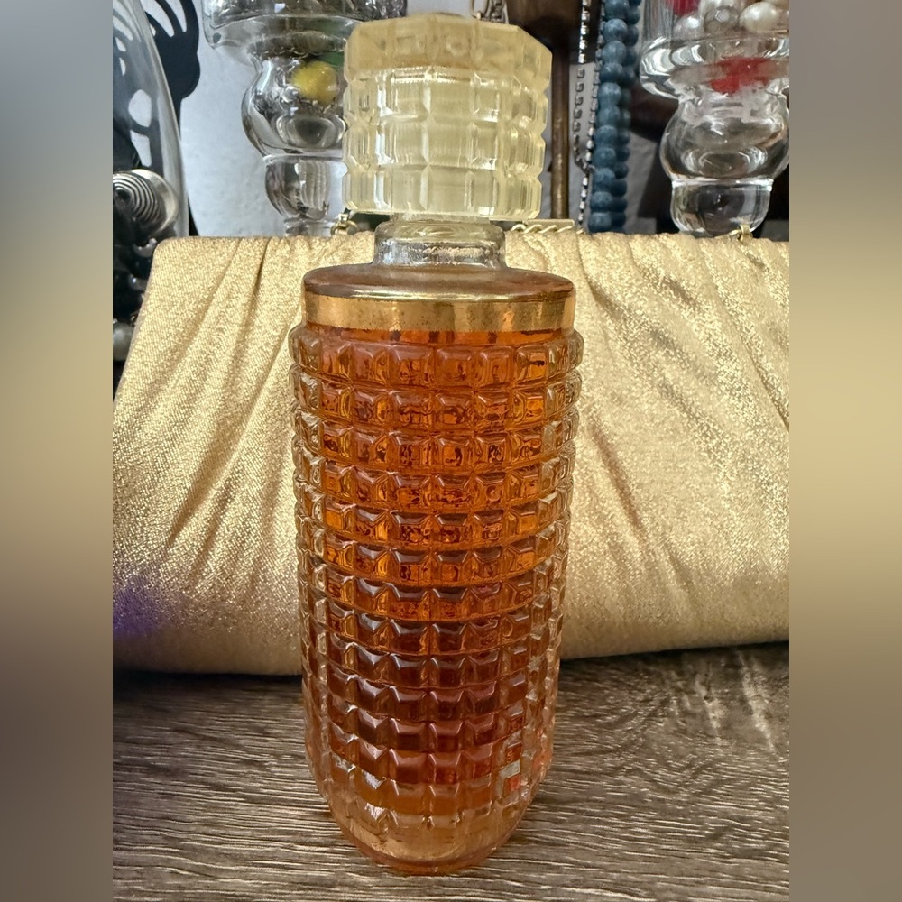Vintage 70s Avon Cotillion Crystal Cologne bottle 99% full